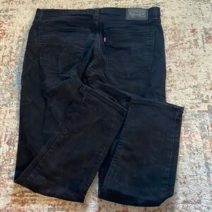 Mens faded black 512 Levi’s jeans 36x32